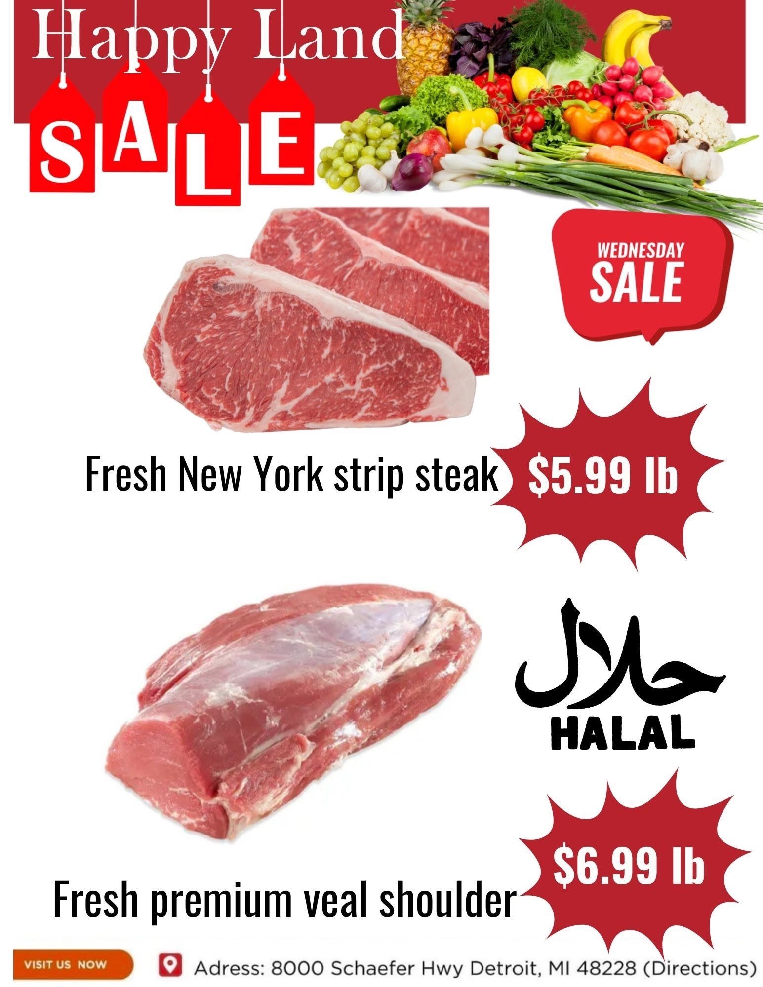 Happy Land Market (8000 Schaefer Highway, Detroit, MI) Weekly Ad September 16 - 16, 2026