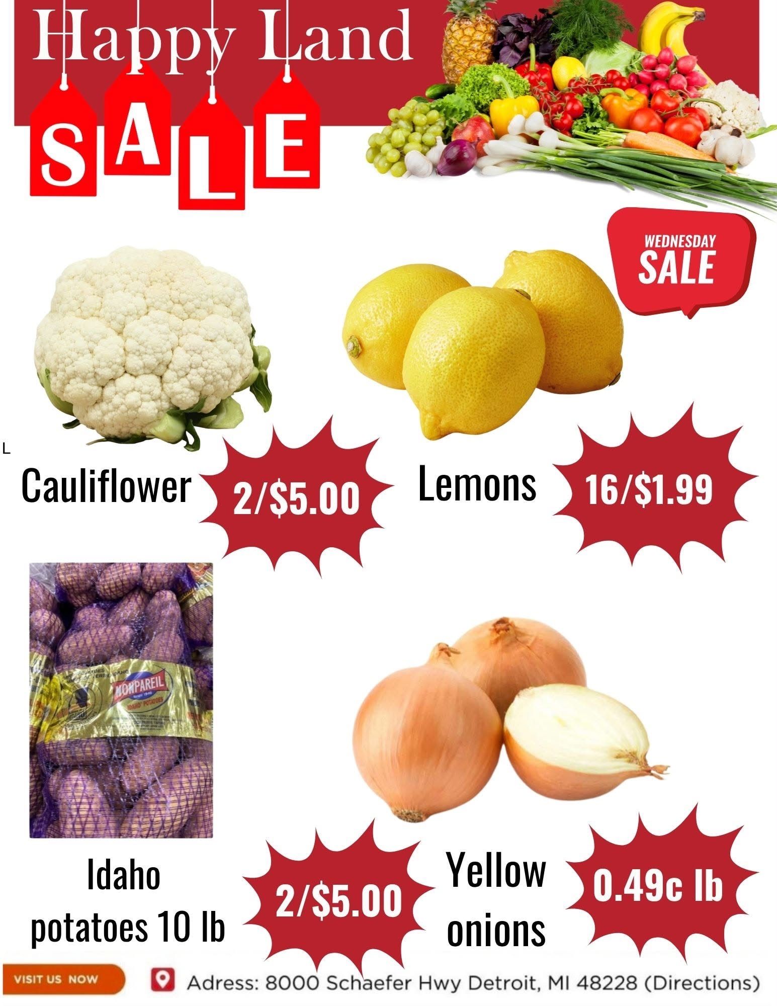 Happy Land Market (8000 Schaefer Highway, Detroit, MI) Weekly Ad September 16 - 16, 2026