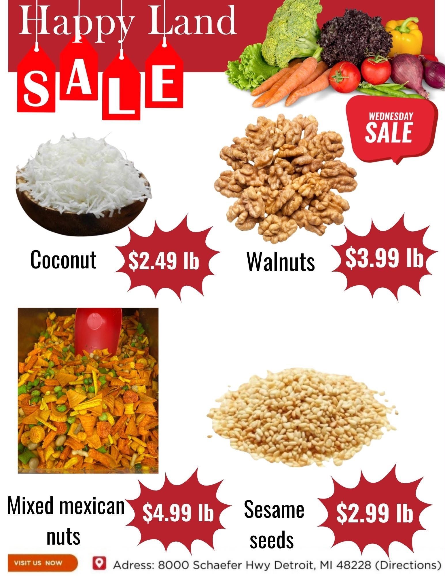 Happy Land Market (8000 Schaefer Highway, Detroit, MI) Weekly Ad September 16 - 16, 2026