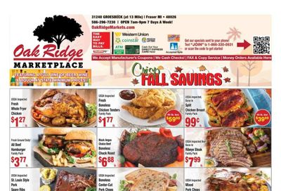 Oak Ridge Marketplace Weekly Ad September 17 - 21, 2026