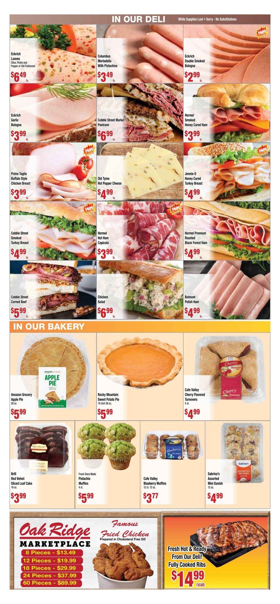 Oak Ridge Marketplace Weekly Ad September 17 - 21, 2026