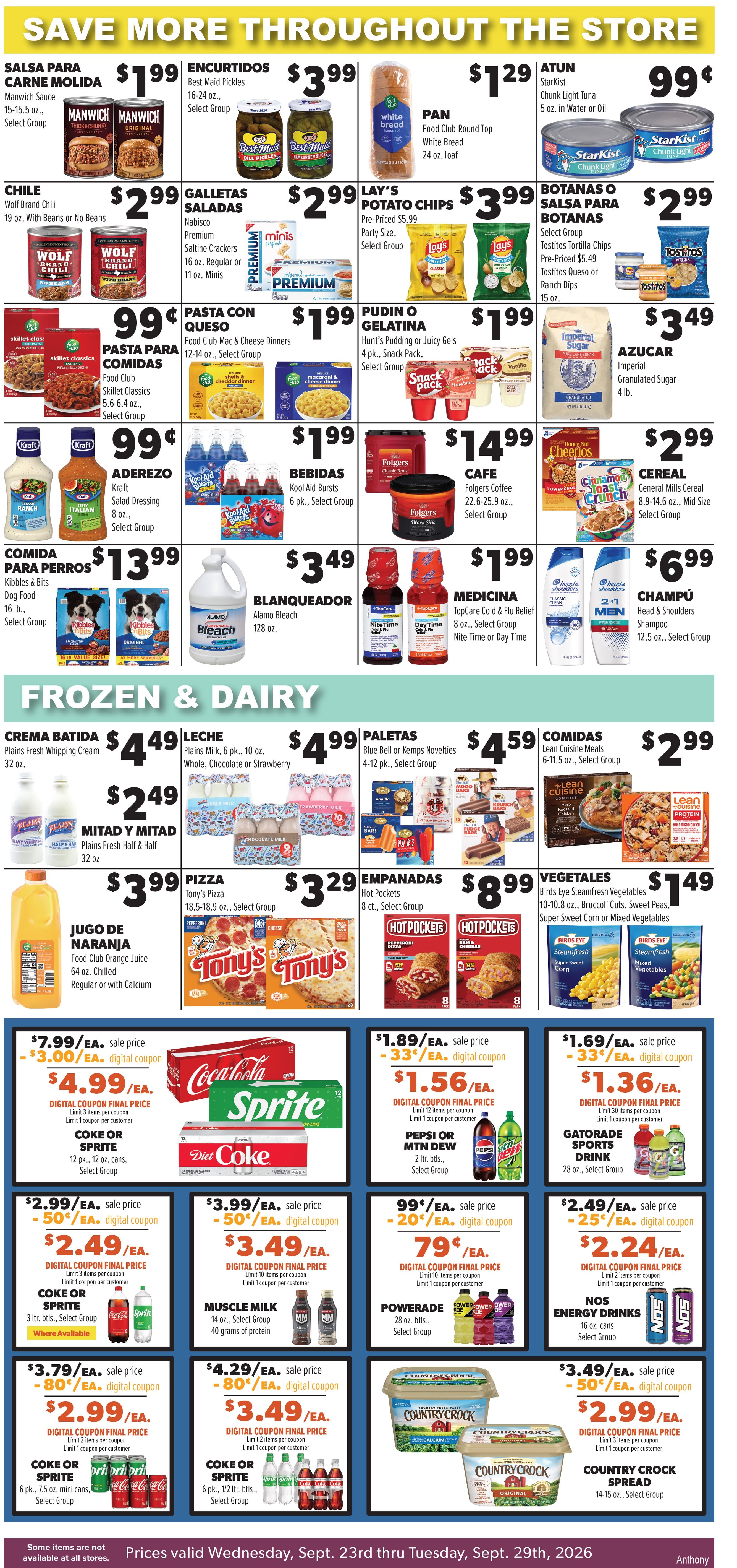 Lowe's Mercado (Anthony, TX) Weekly Ad September 23 - 29, 2026