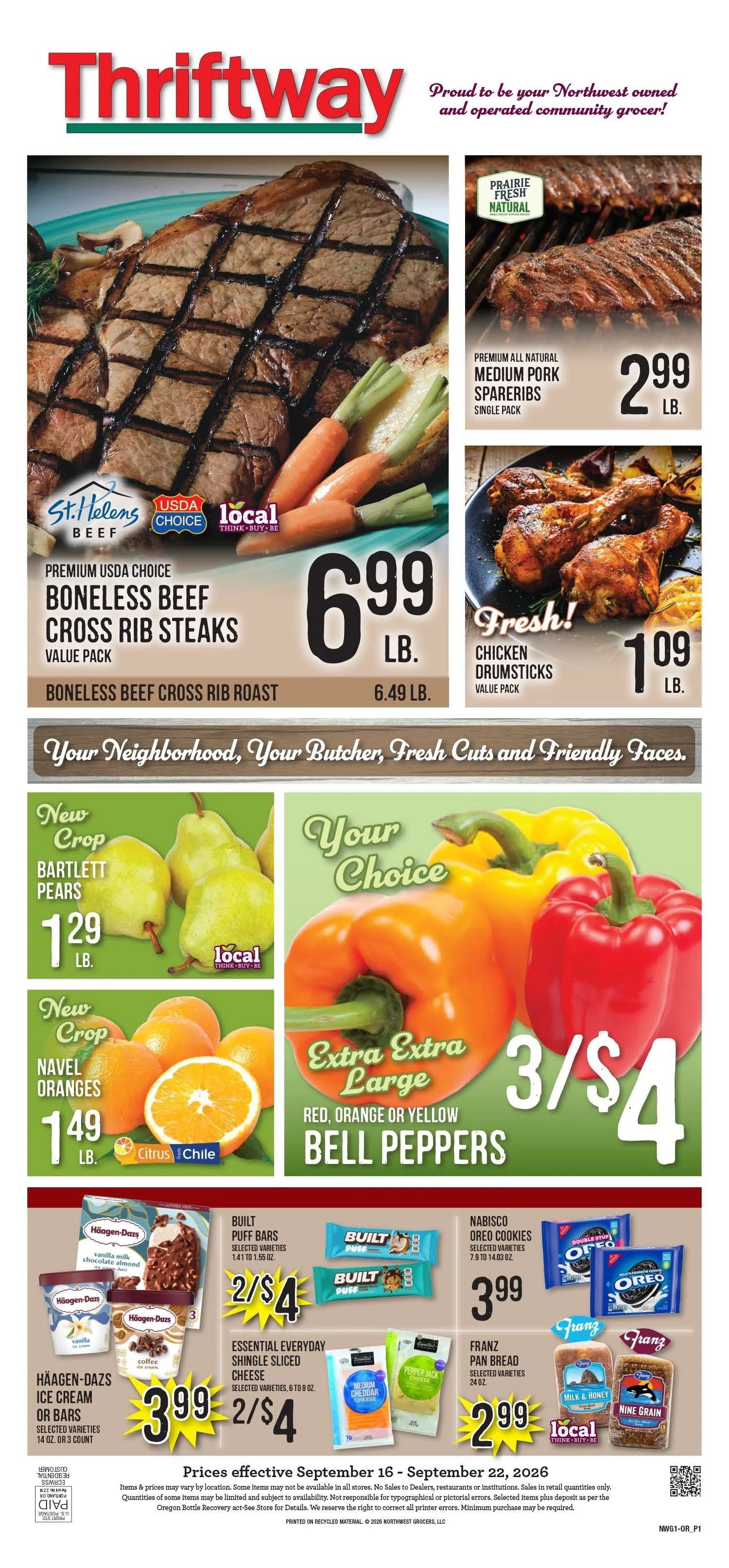 East County Thriftway Weekly Ad September 16 - 22, 2026