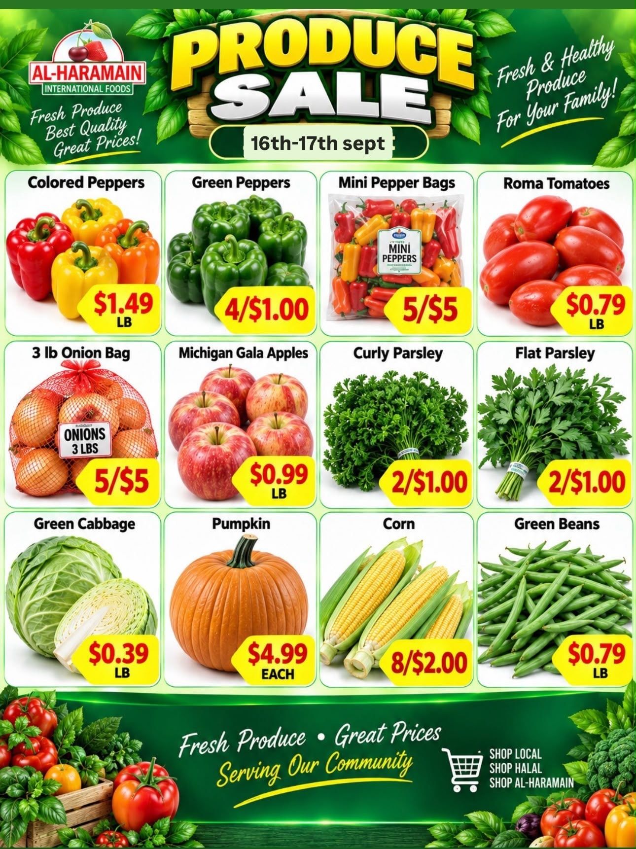 Al-Haramain International (33250 West 12 Mile Road, Farmington Hills, MI) Weekly Ad September 16 - 17, 2026