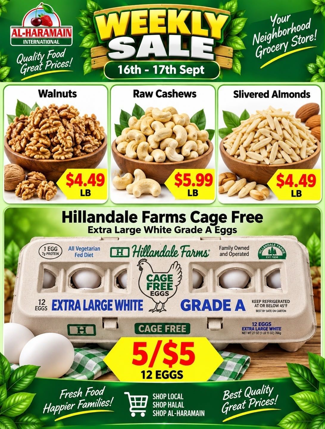Al-Haramain International (33250 West 12 Mile Road, Farmington Hills, MI) Weekly Ad September 16 - 17, 2026