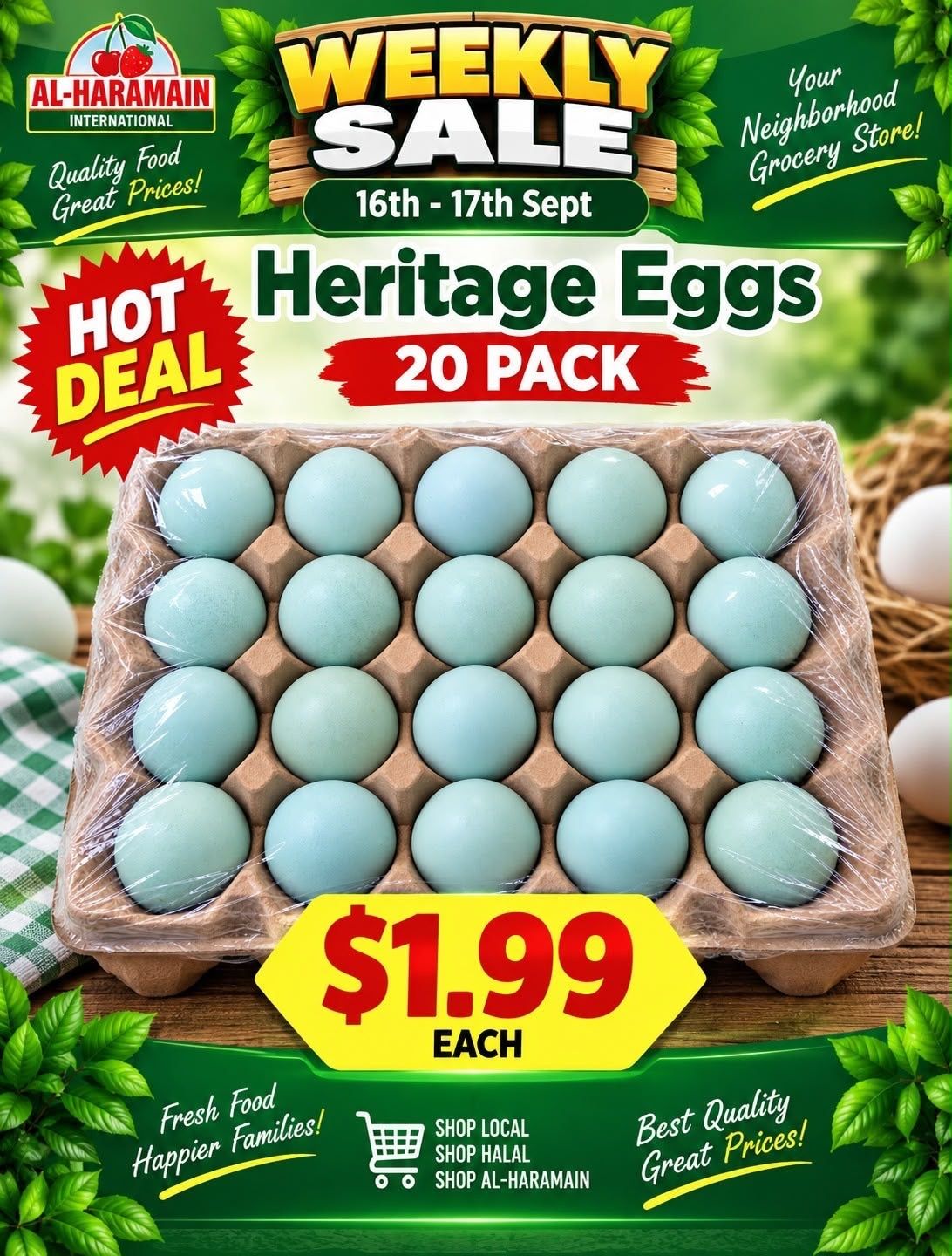 Al-Haramain International (33250 West 12 Mile Road, Farmington Hills, MI) Weekly Ad September 16 - 17, 2026
