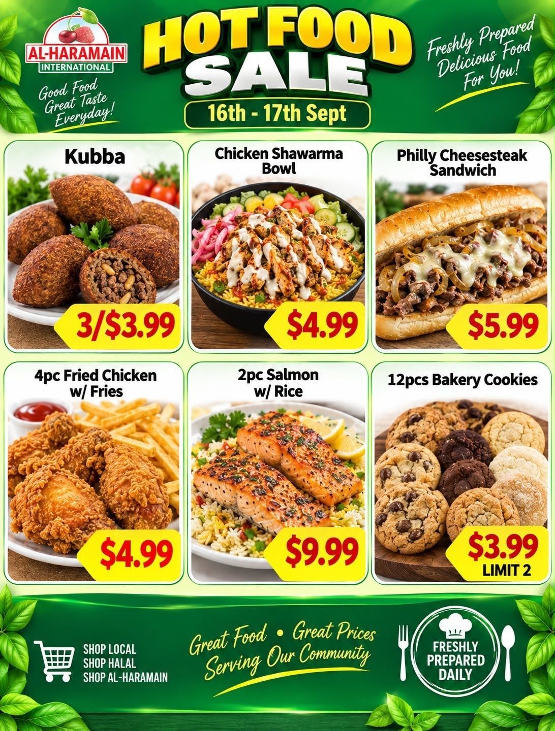 Al-Haramain International (33250 West 12 Mile Road, Farmington Hills, MI) Weekly Ad September 16 - 17, 2026