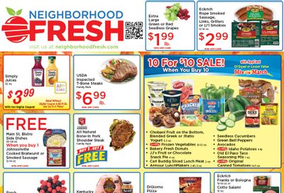 Neighborhood Fresh Weekly Ad September 16 - 22, 2026