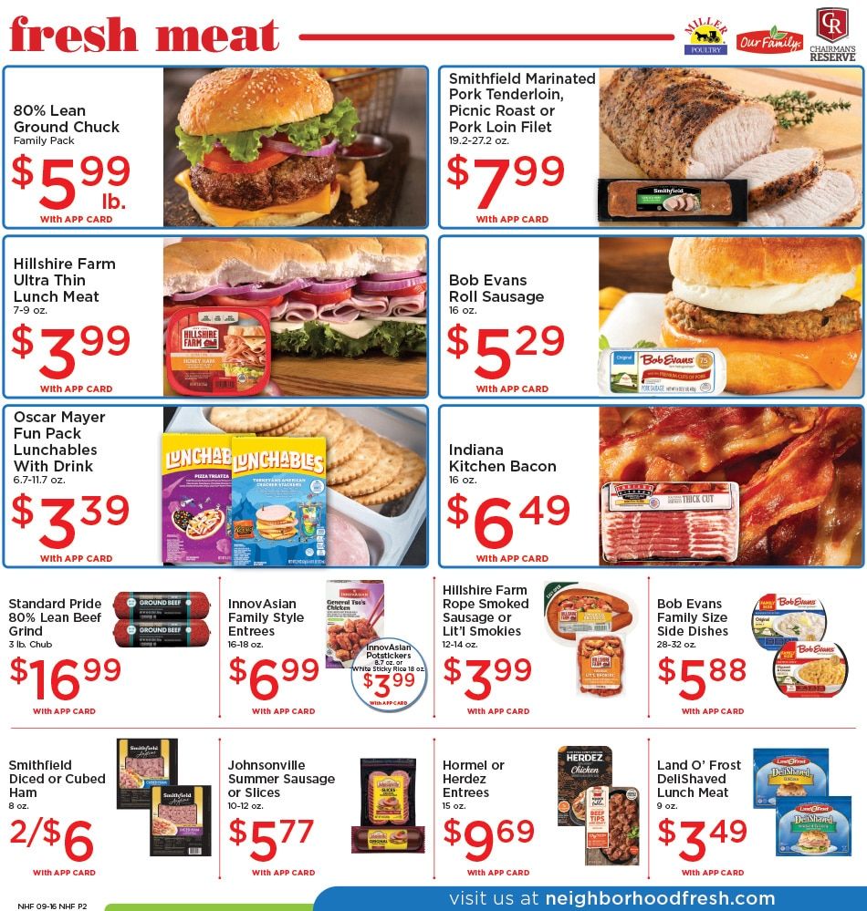 Neighborhood Fresh Weekly Ad September 16 - 22, 2026