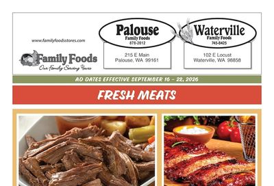 Waterville Family Foods Weekly Ad September 16 - 22, 2026