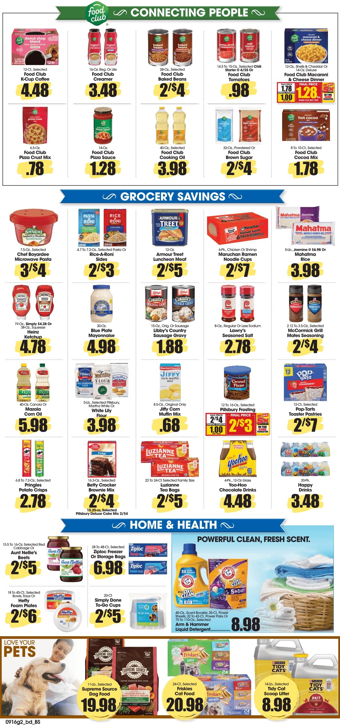 B&T's Food Fresh Market Weekly Ad September 16 - 22, 2026