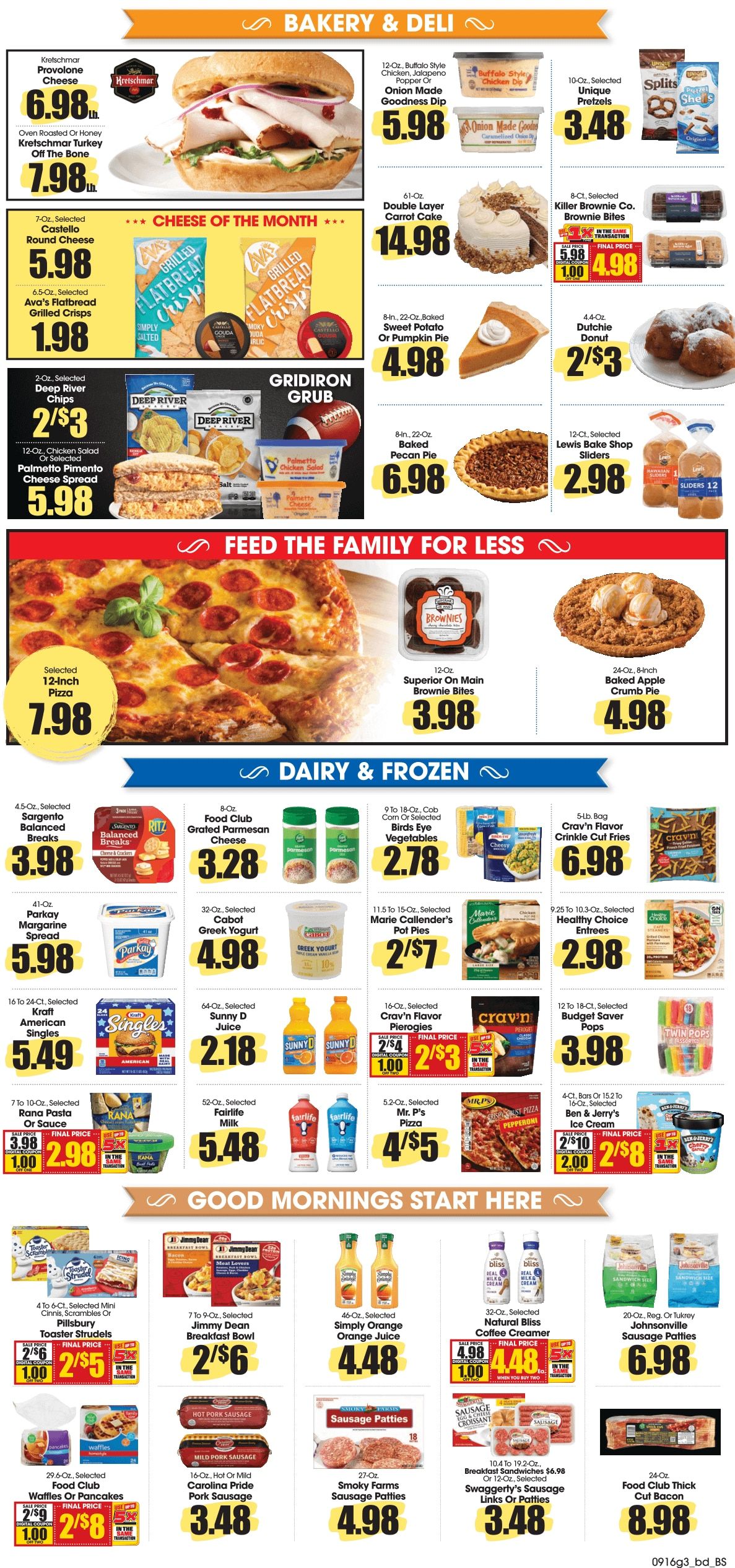 B&T's Food Fresh Market Weekly Ad September 16 - 22, 2026