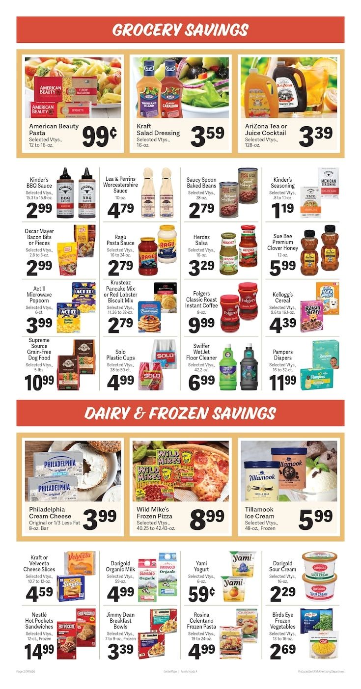 Sandy's Family Foods Weekly Ad September 16 - 22, 2026