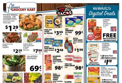 Alliance Grocery Kart Weekly Ad September 16 - 22, 2026