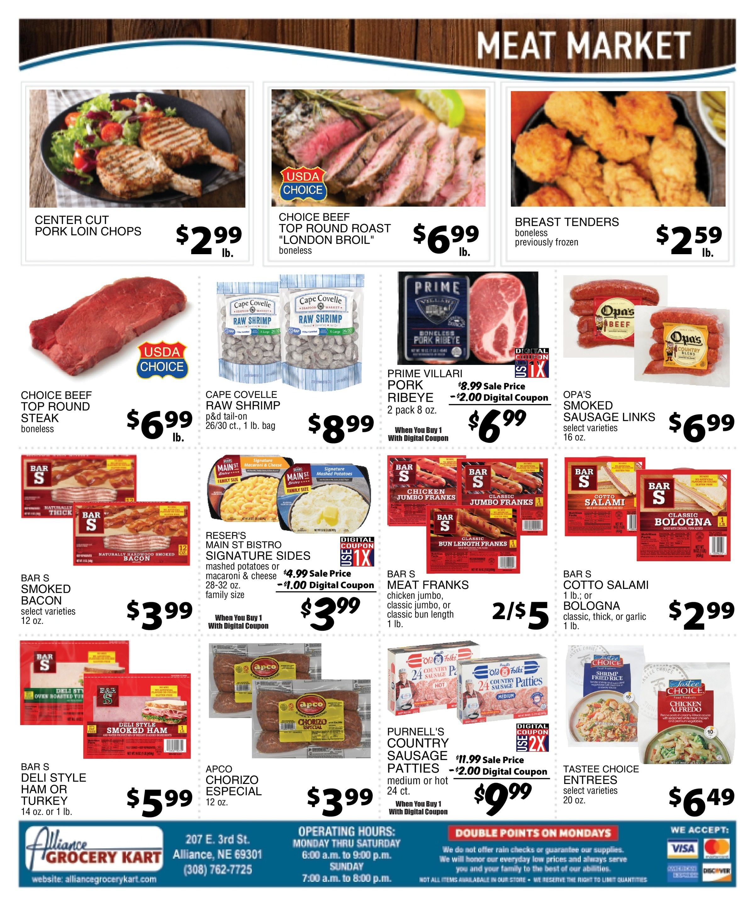 Alliance Grocery Kart Weekly Ad September 16 - 22, 2026