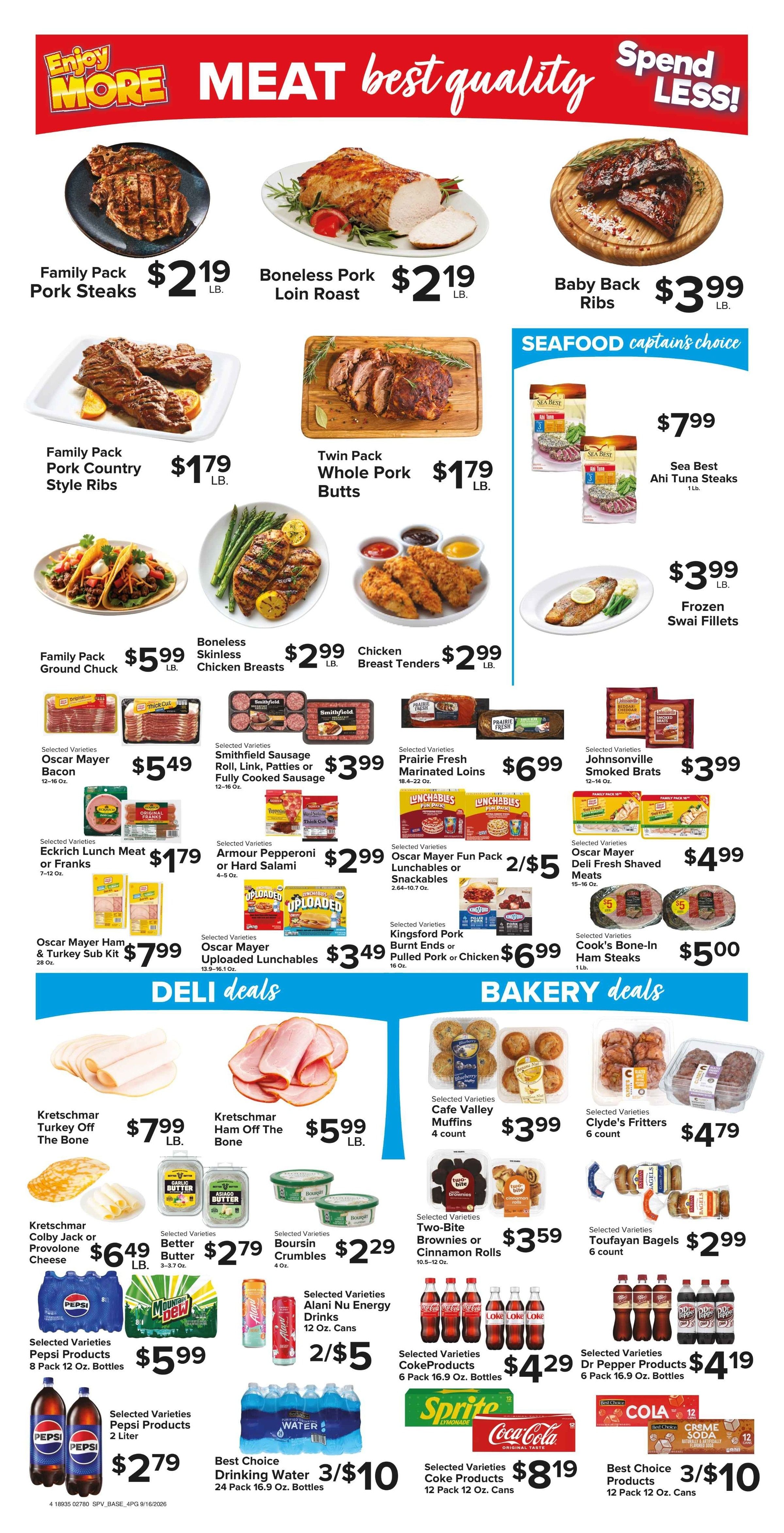 Muncy's Supermarket Family Fueled Fun Weekly Ad September 16 - 22, 2026