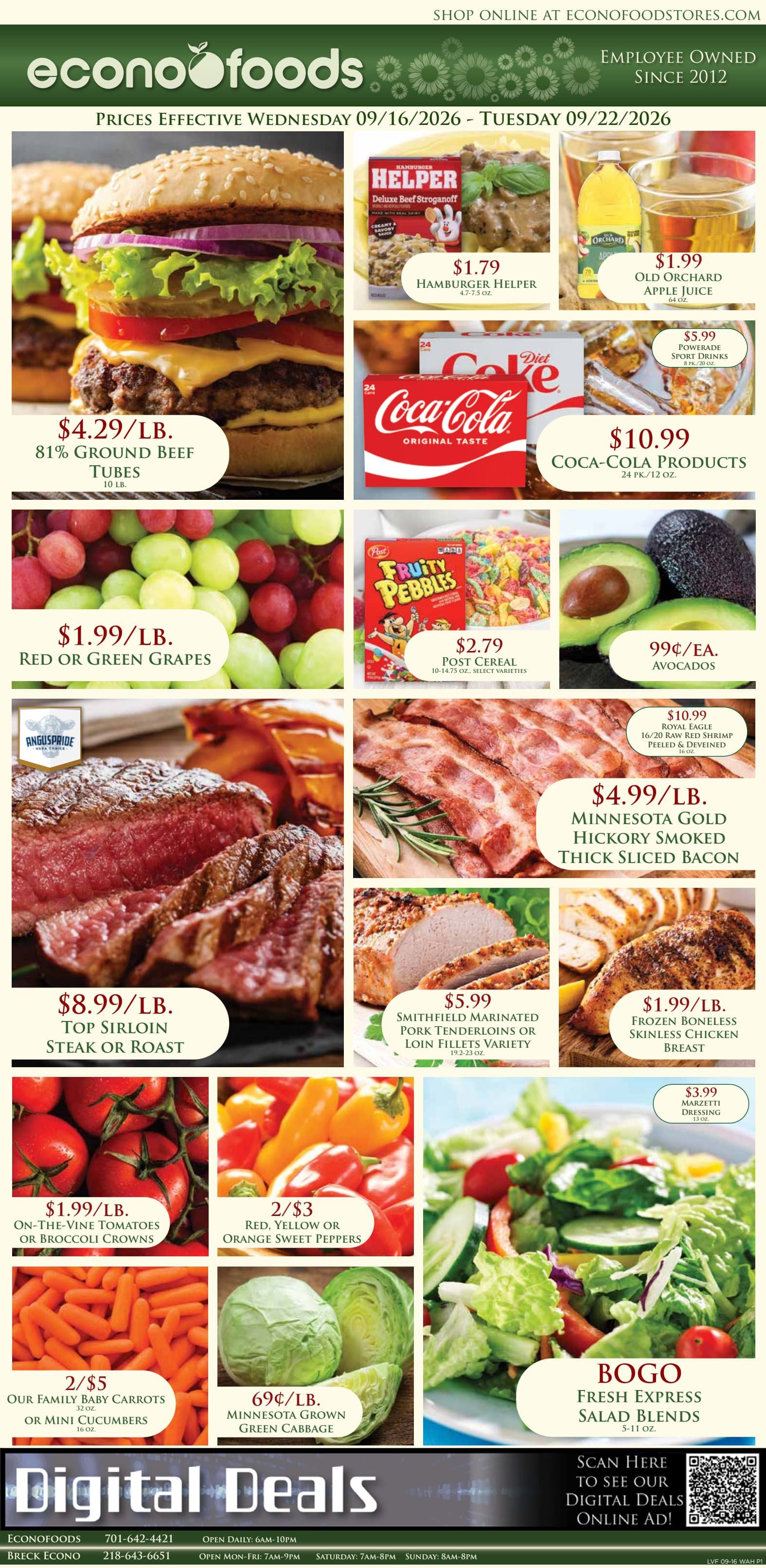 Econofoods Weekly Ad September 16 - 22, 2026