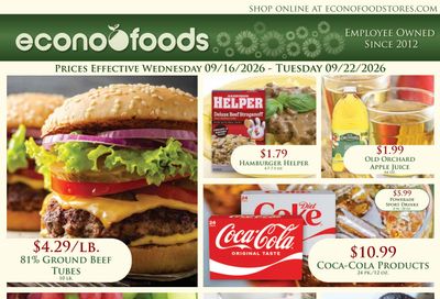 Econofoods Weekly Ad September 16 - 22, 2026