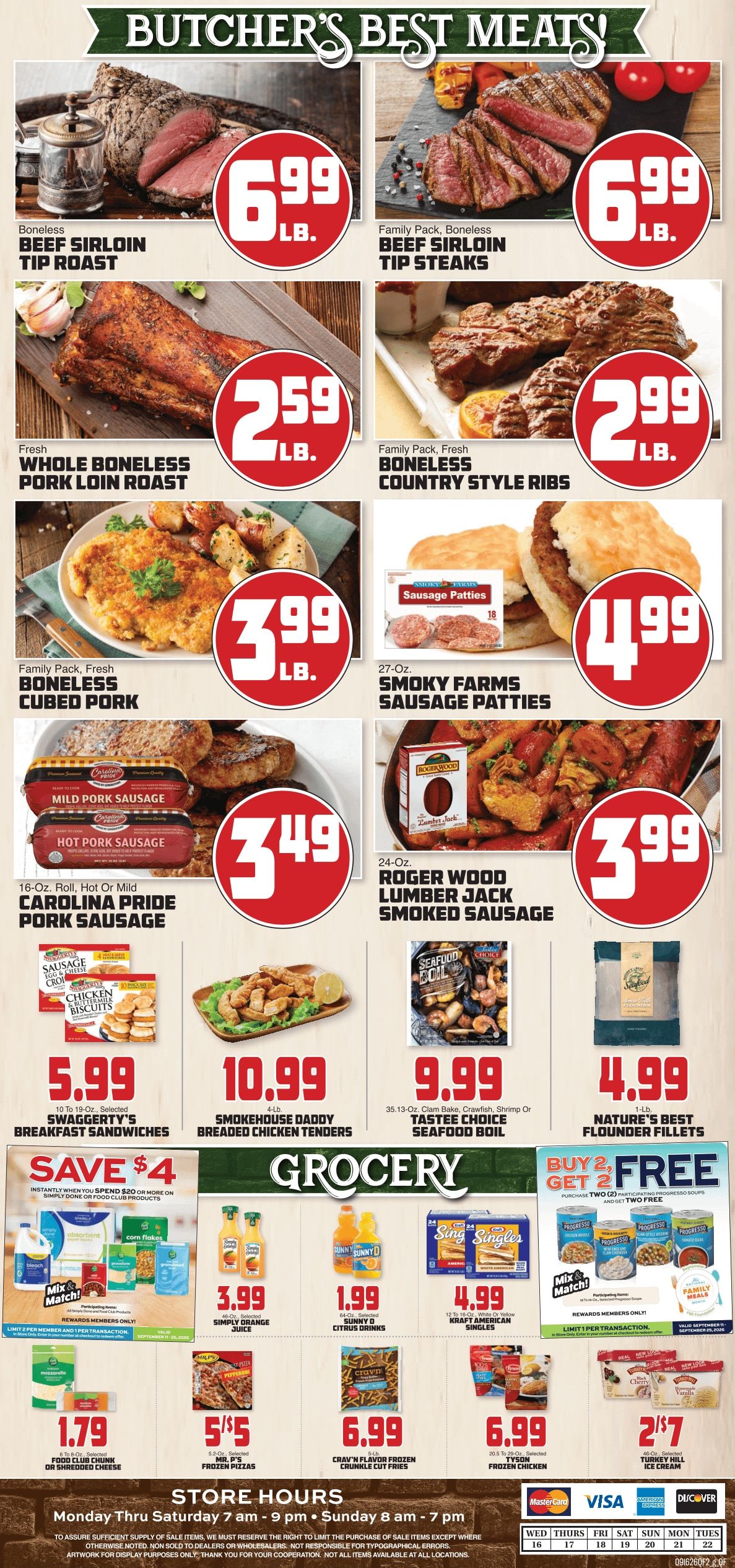 Quality Foods Weekly Ad September 16 - 22, 2026