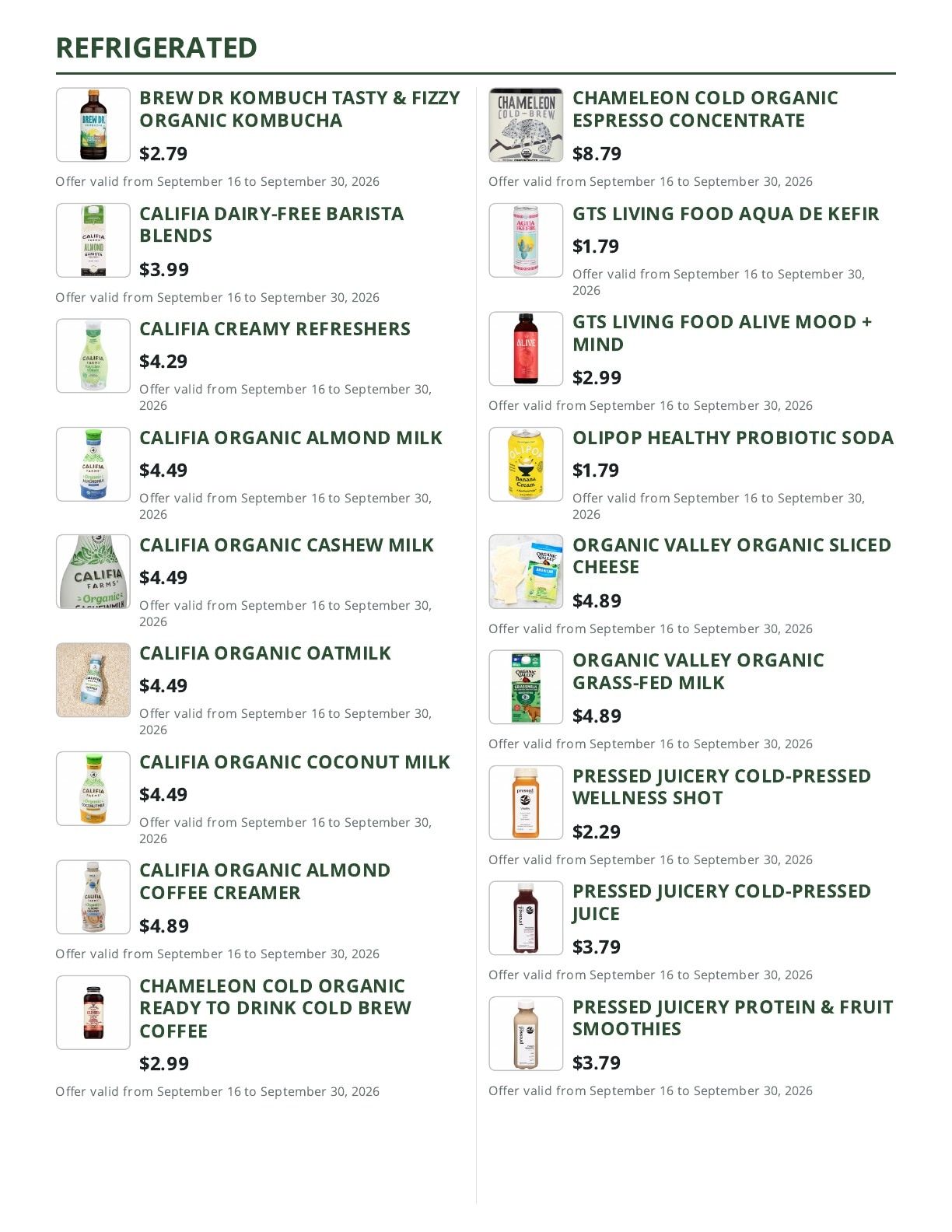 Cox Farms Market Weekly Ad September 16 - 30, 2026