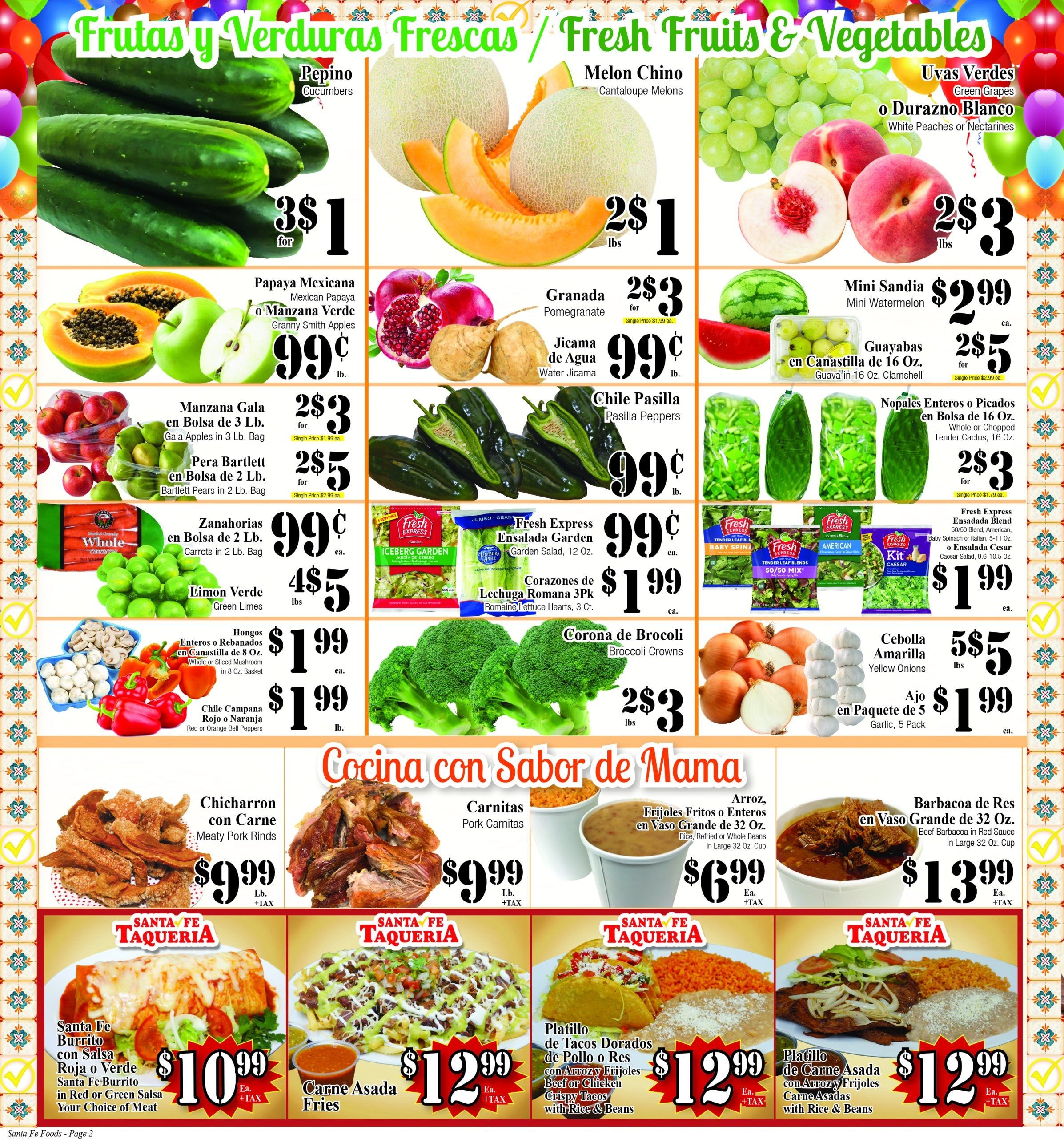 Santa Fe Foods Weekly Ad September 16 - 22, 2026