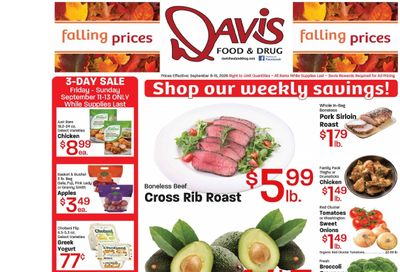 Davis Food & Drug (Roosevelt, UT) Weekly Ad September 9 - 15, 2026