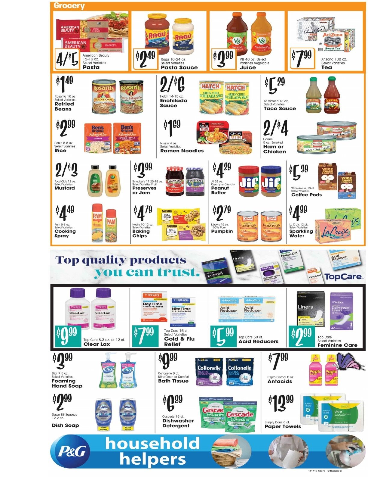 Canyon Foods Weekly Ad September 16 - 22, 2026