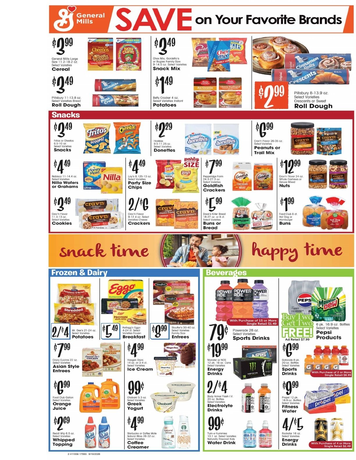 Dave's Jubilee Weekly Ad September 16 - 22, 2026