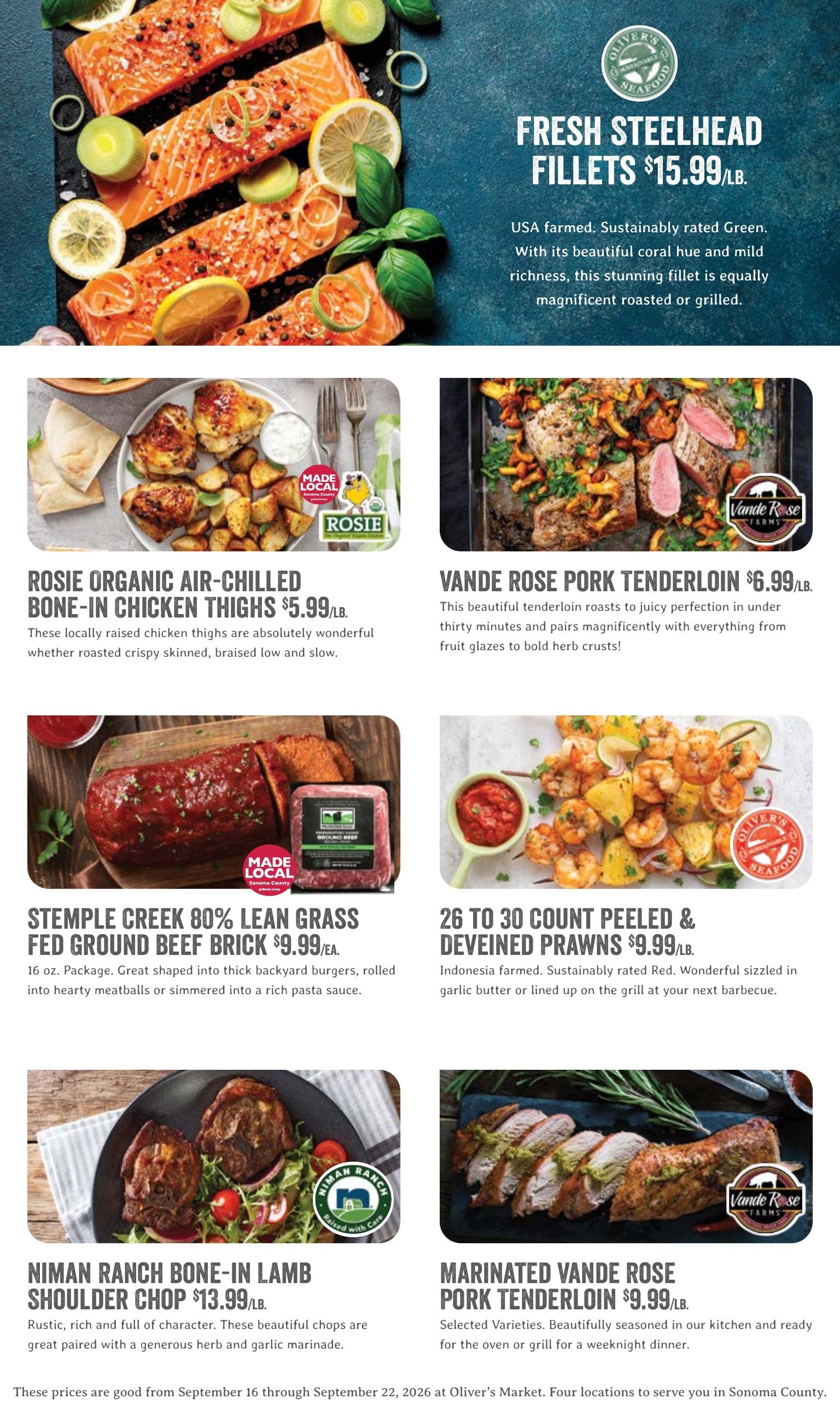 Oliver's Market Weekly Ad September 16 - 22, 2026