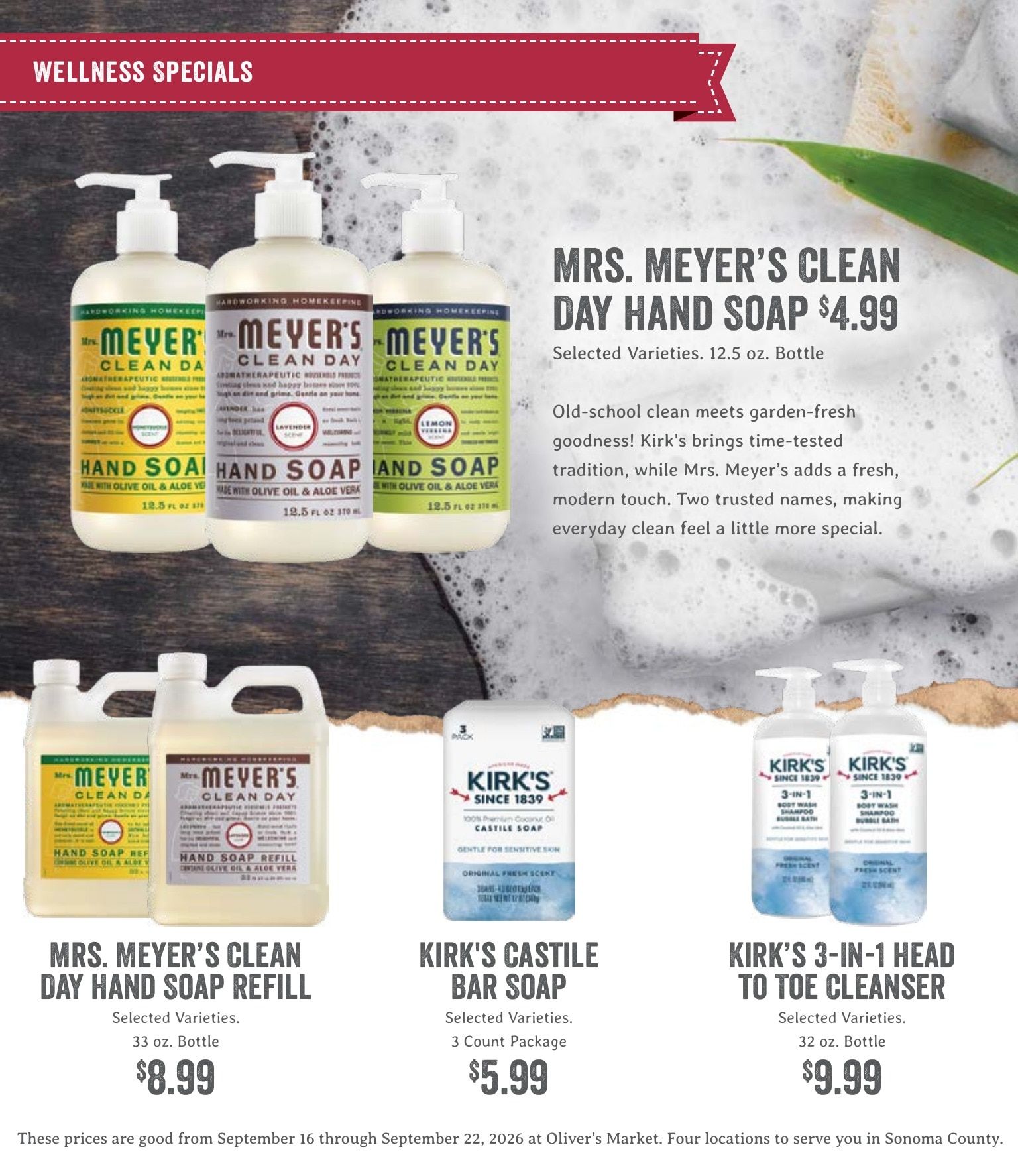 Oliver's Market Weekly Ad September 16 - 22, 2026