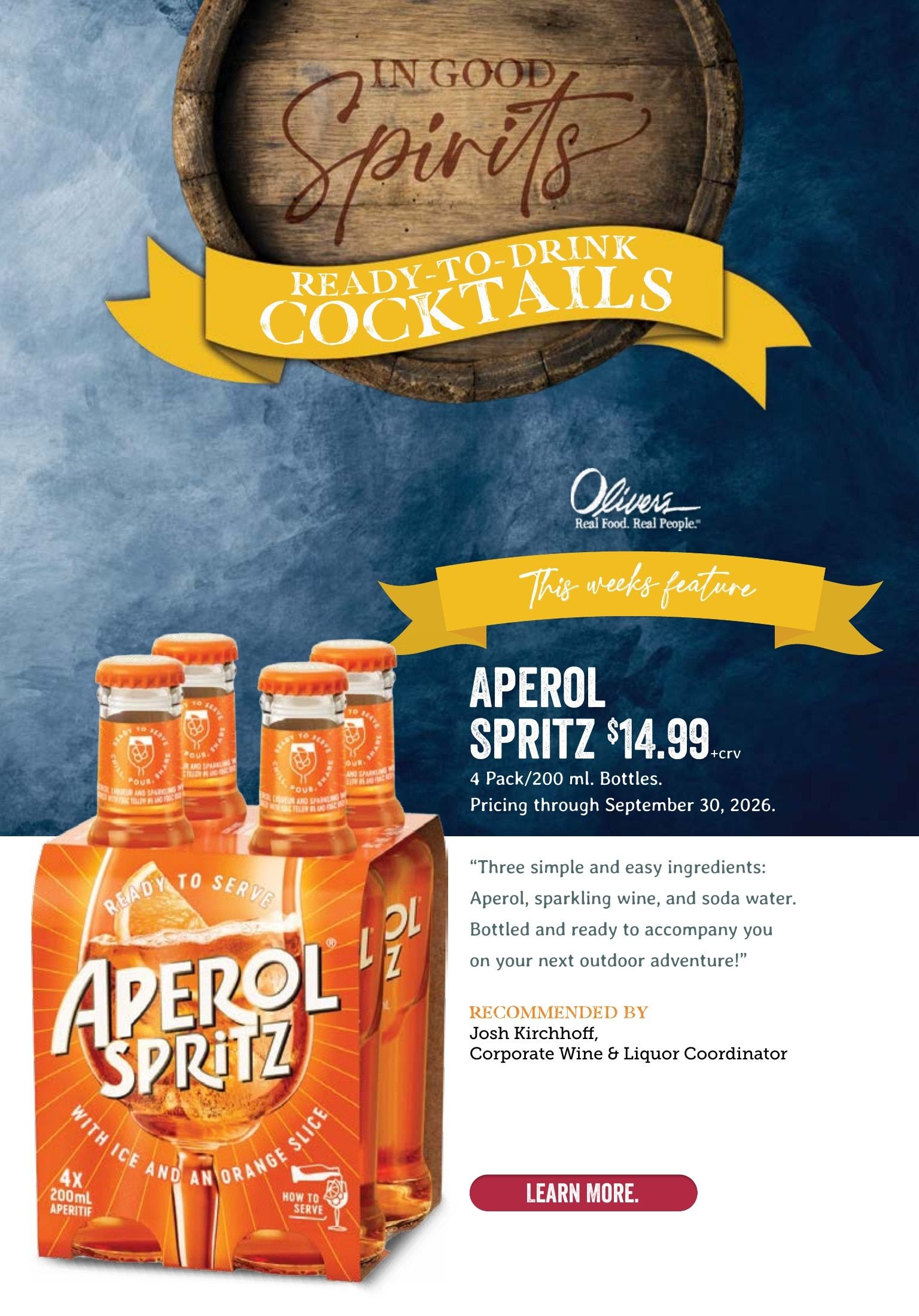 Oliver's Market Weekly Ad September 16 - 22, 2026