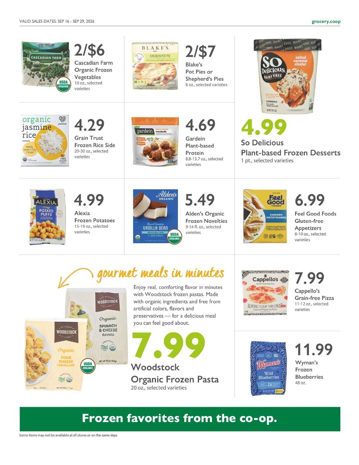 Abundance Food Co-op Co+op Deals Weekly Ad September 16 - 29, 2026