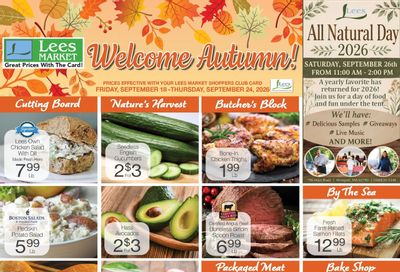 Lee's Market Weekly Ad September 18 - 24, 2026