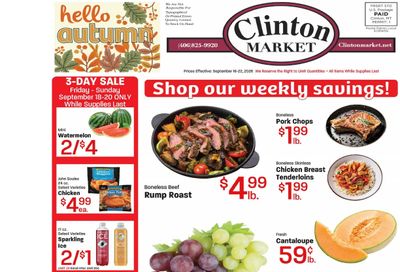 Clinton Market Weekly Ad September 16 - 22, 2026