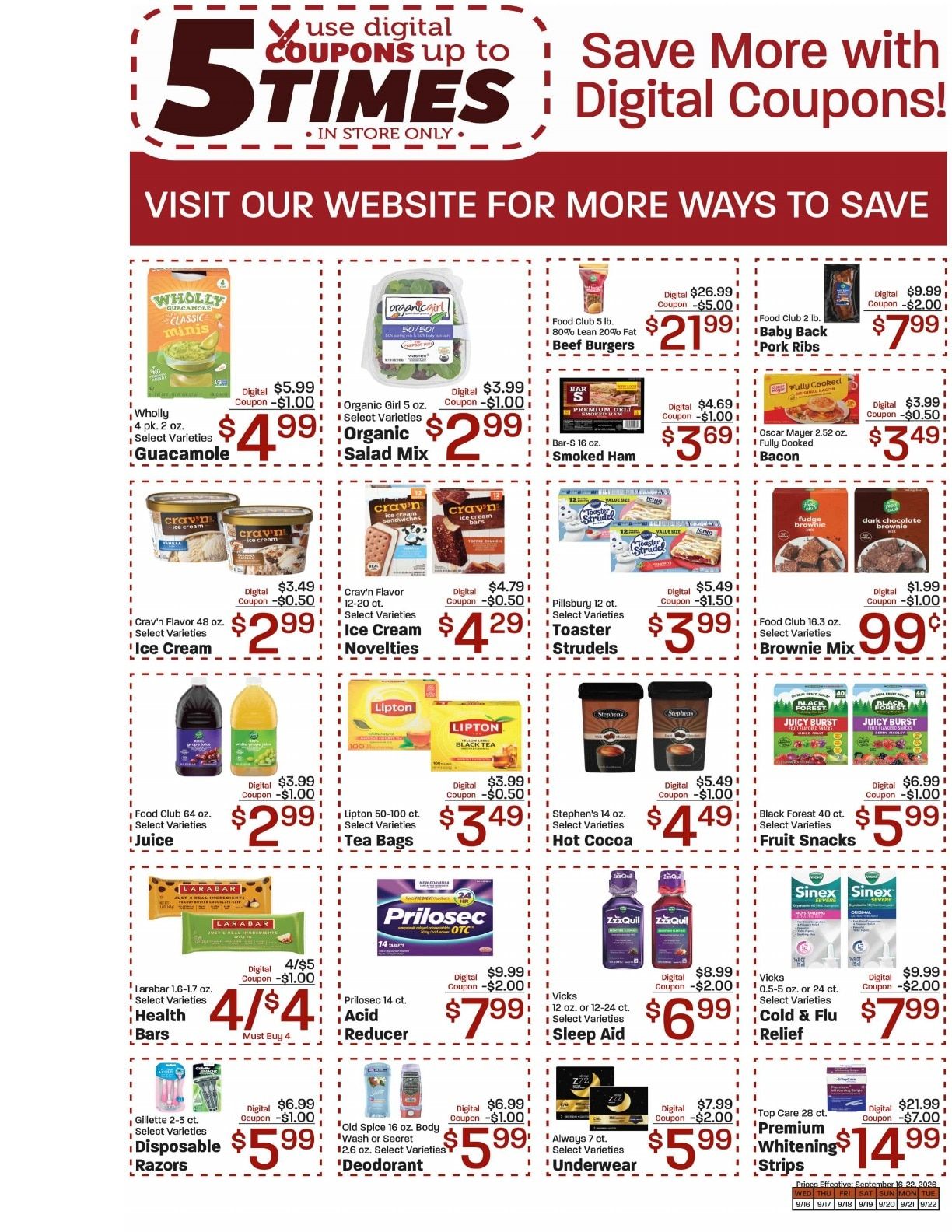 Clinton Market Weekly Ad September 16 - 22, 2026