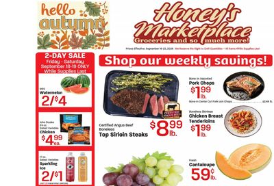Honey's Marketplace (260 East 300 South, Kanab, UT) Weekly Ad September 16 - 22, 2026