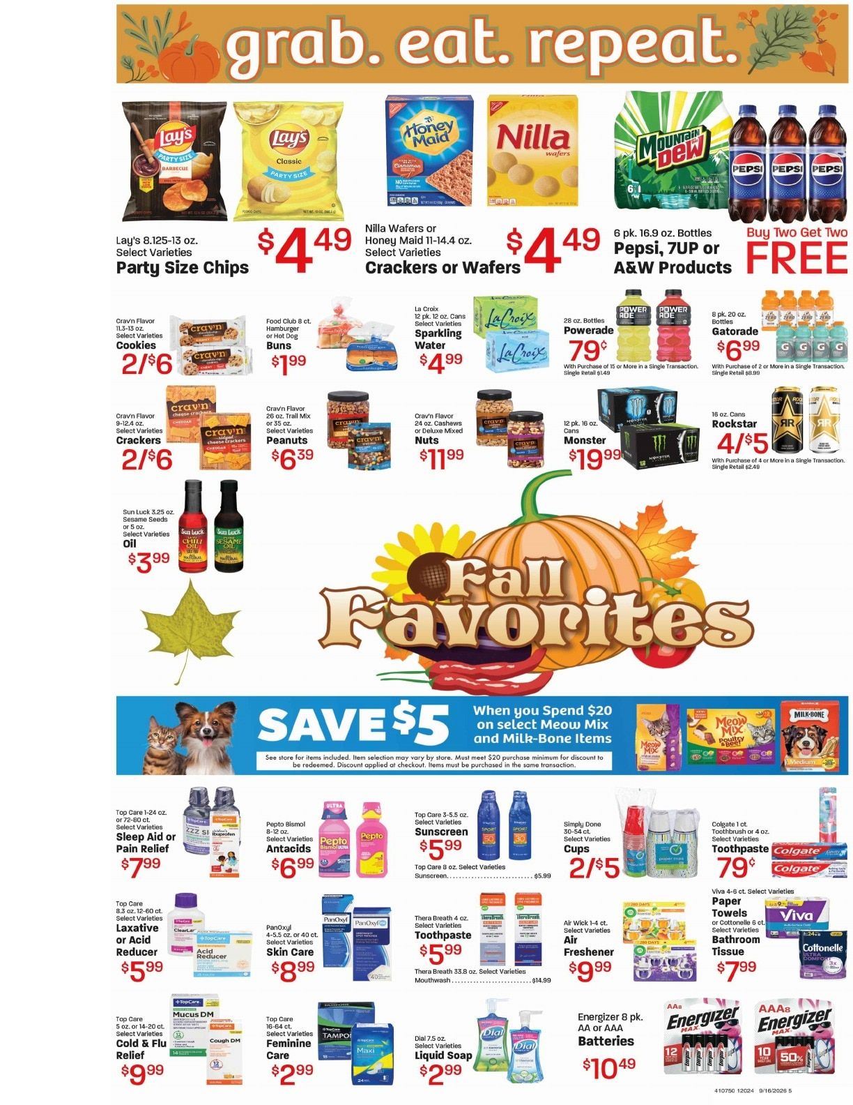 Honey's Marketplace (260 East 300 South, Kanab, UT) Weekly Ad September 16 - 22, 2026