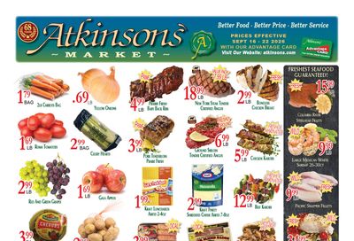 Atkinsons' Market Weekly Ad September 16 - 22, 2026