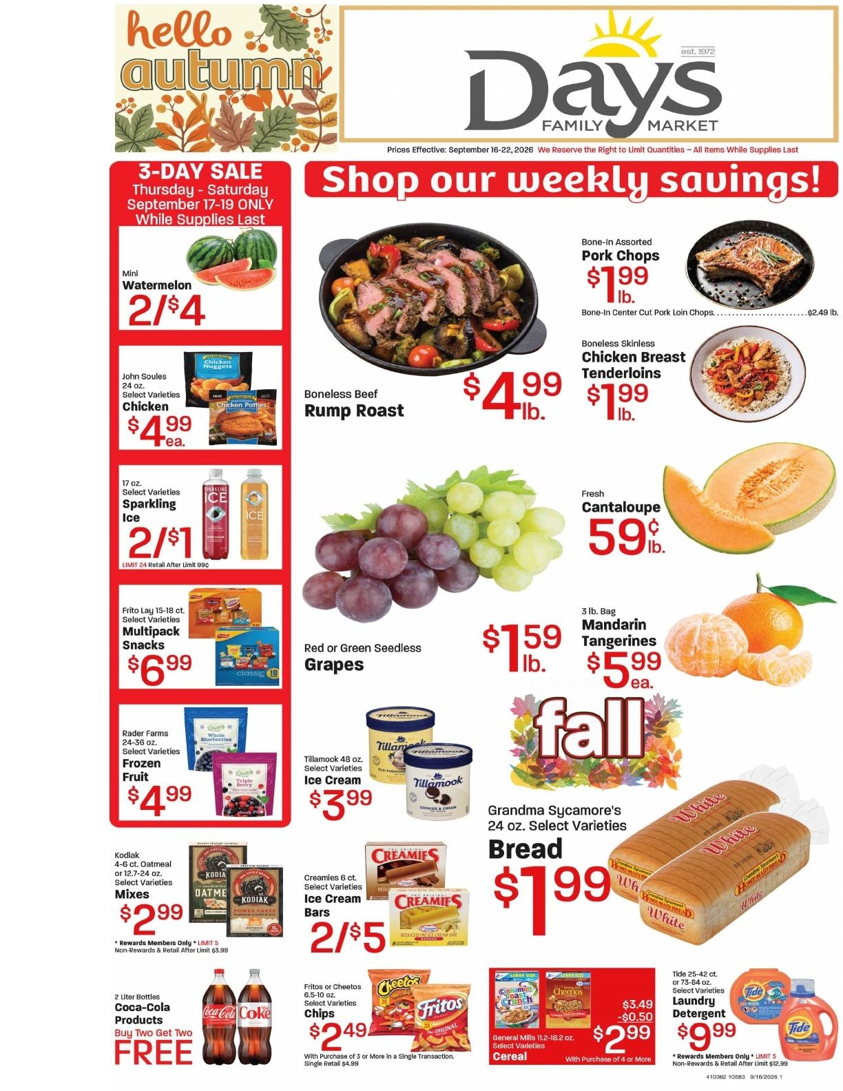 Day's Market Weekly Ad September 16 - 22, 2026