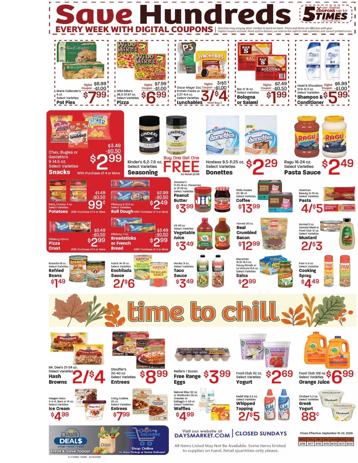 Day's Market Weekly Ad September 16 - 22, 2026