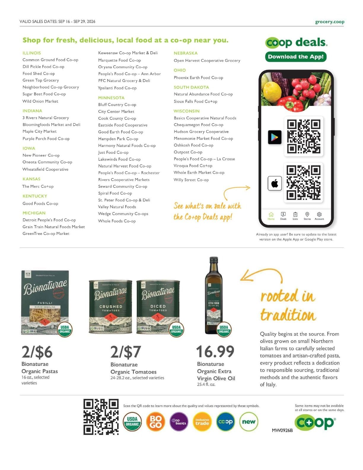 Bluff Country Co-op Co+op Deals Weekly Ad September 16 - 29, 2026