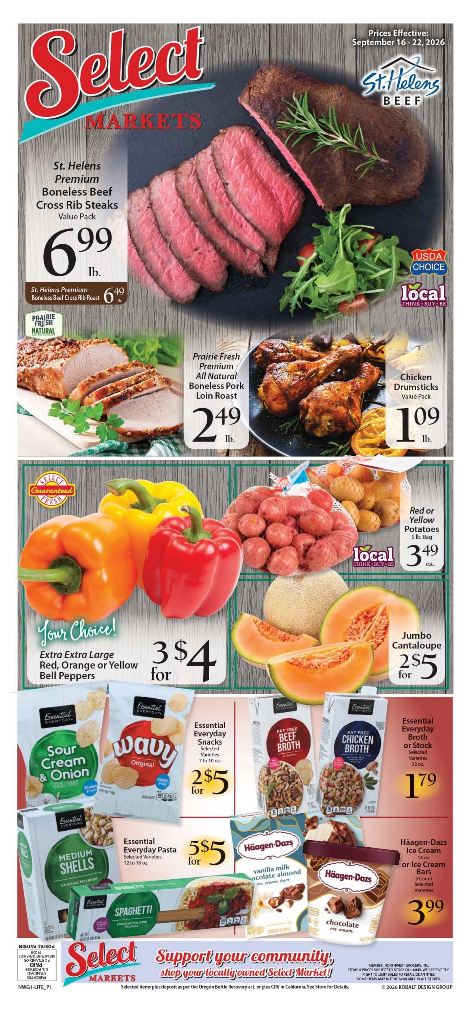 Okie's Select Market Weekly Ad September 16 - 22, 2026