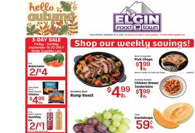 Elgin Foodtown Weekly Ad September 16 - 22, 2026