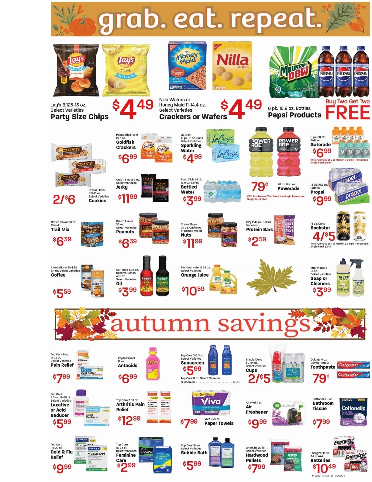 Elgin Foodtown Weekly Ad September 16 - 22, 2026
