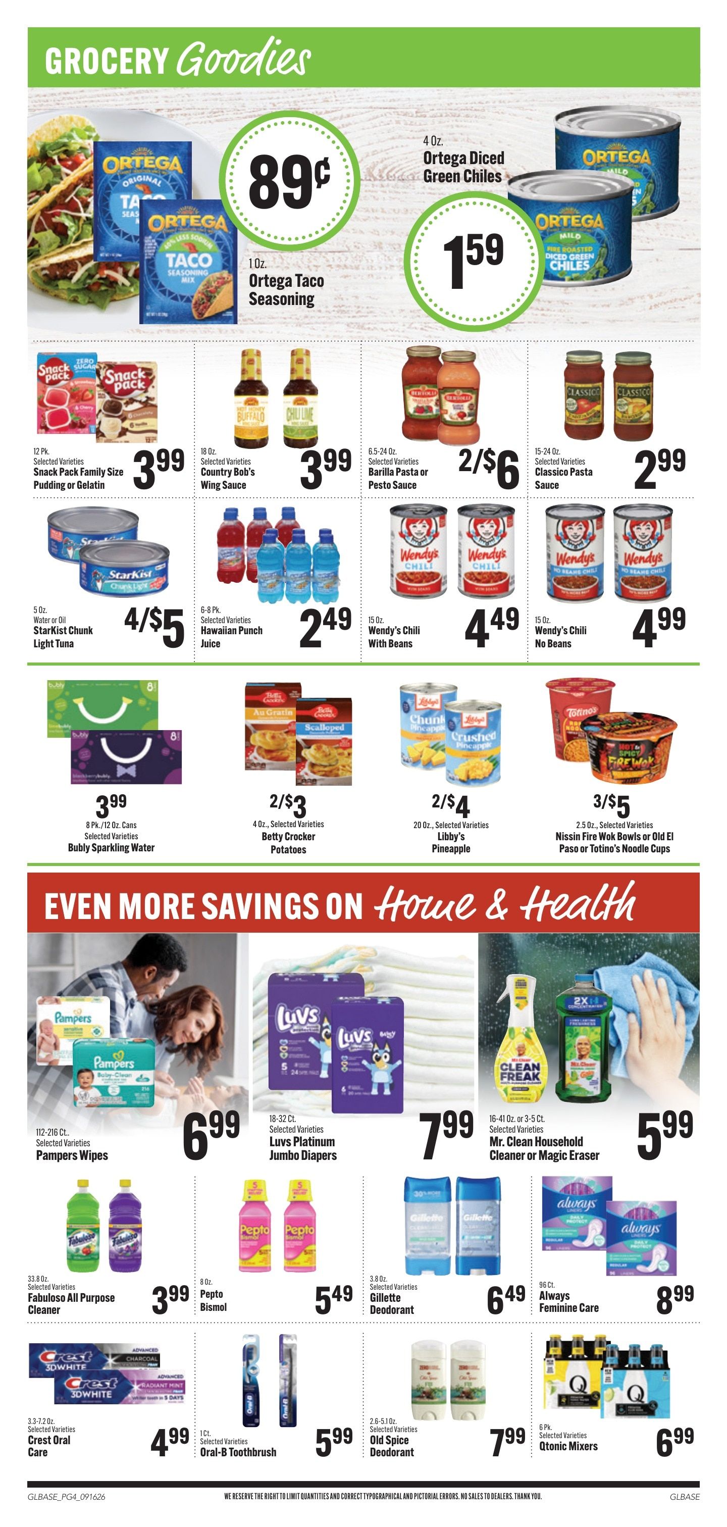 Bender's Foods (Guttenberg, IA) Weekly Ad September 16 - 22, 2026