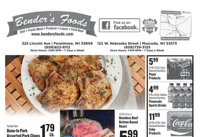Bender's Foods (Wisconsin) Weekly Ad September 16 - 22, 2026