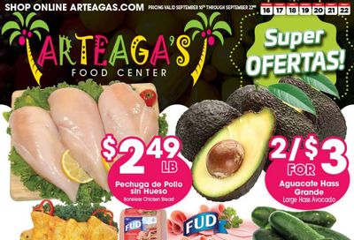 Arteaga's Food Center Weekly Ad September 16 - 22, 2026