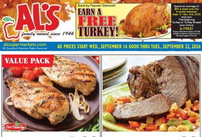 Al's Supermarket Weekly Ad September 16 - 22, 2026
