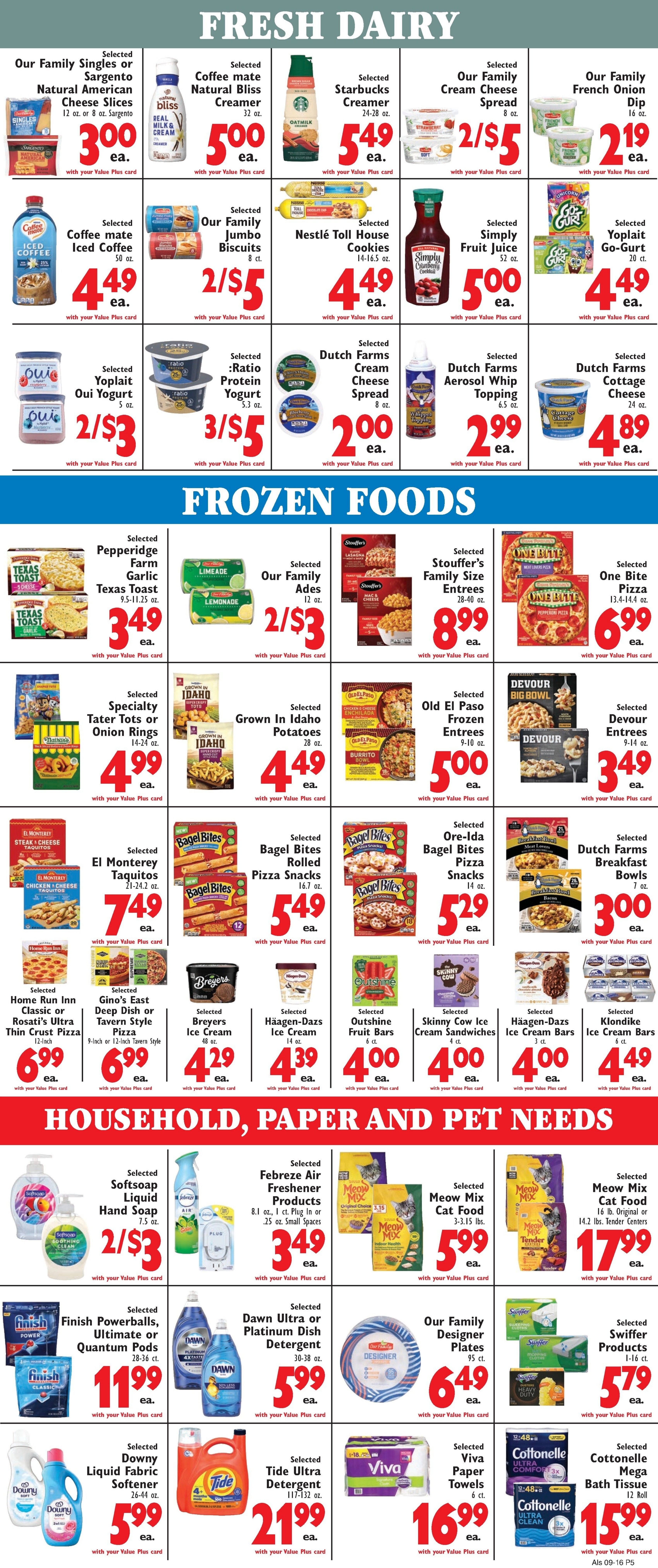 Al's Supermarket Weekly Ad September 16 - 22, 2026