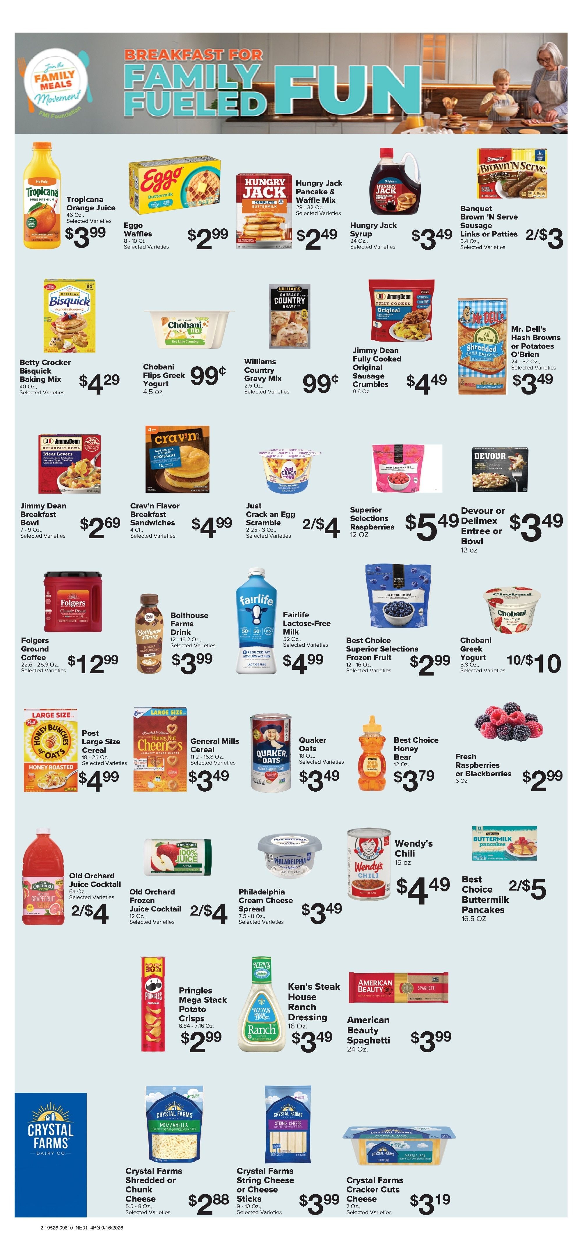 Brown's Grocery Store Weekly Ad September 16 - 22, 2026